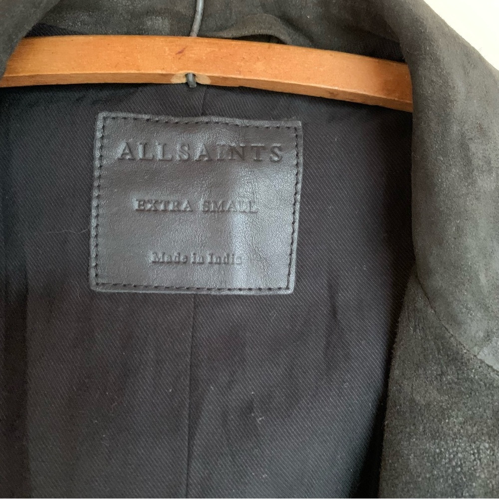 All Saints Aspen Suede Blazer - Picture 8 of 9